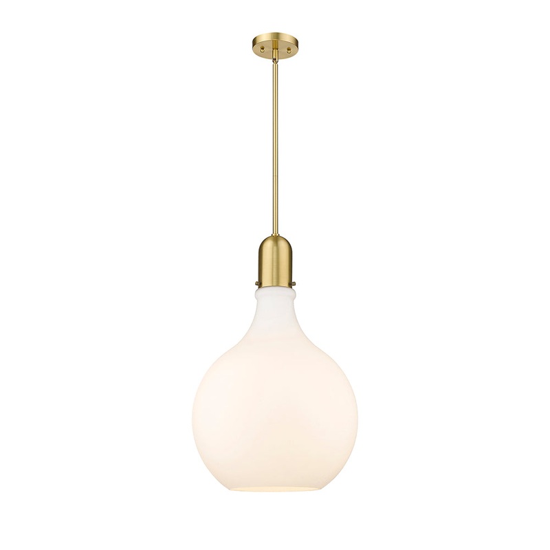Innovations Lighting Amherst 1 Light 15.75″ Pendant 492-1S-SG-G581-16