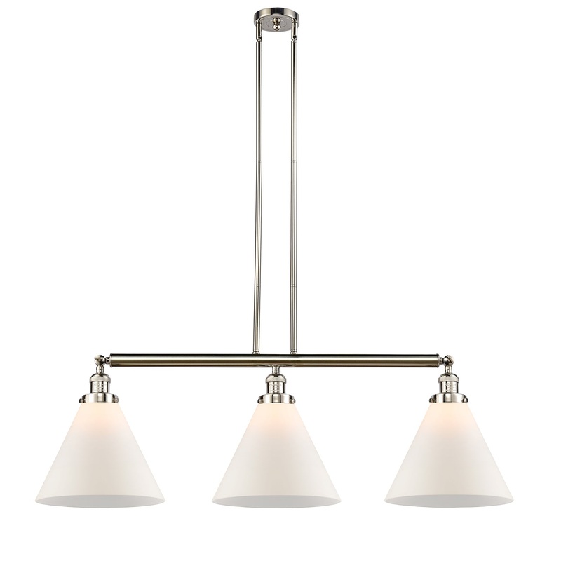 Innovations Lighting X-Large Cone 3 Light Island Light Part Of The Franklin Restoration Collection 213-PN-G41-L