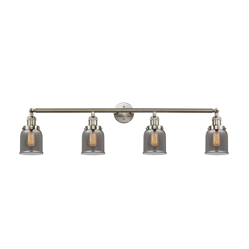 Innovations Lighting Small Bell 4 Light Bath Vanity Light Part Of The Franklin Restoration Collection 215-SN-G53