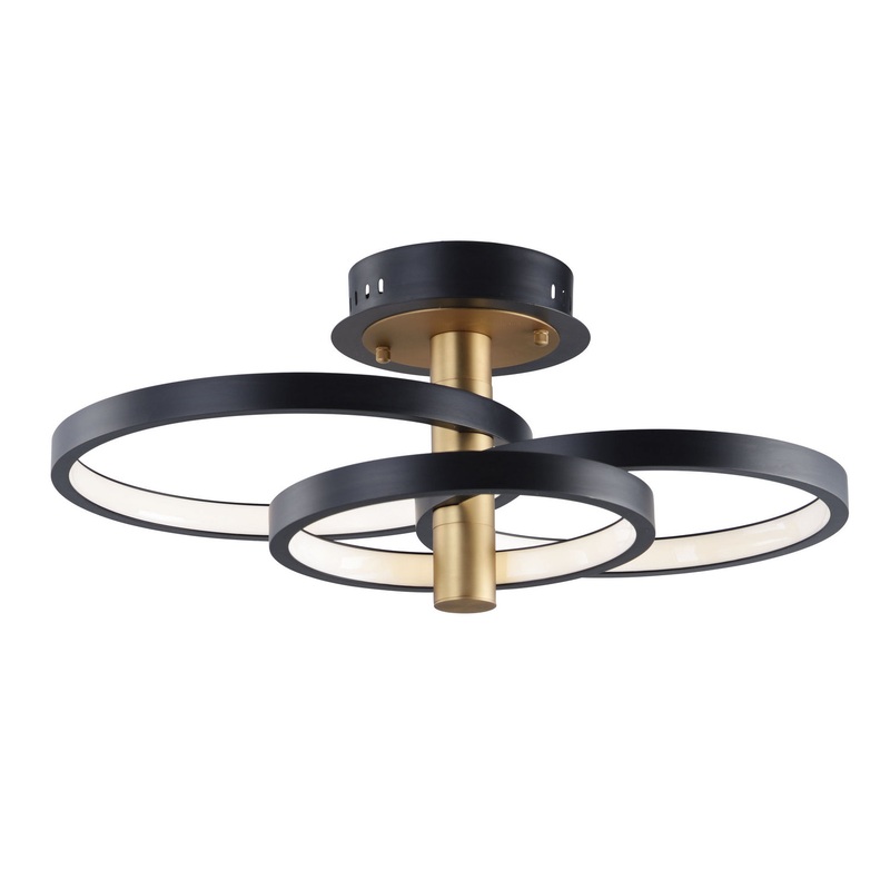 Hoopla Semi-Flush Mount