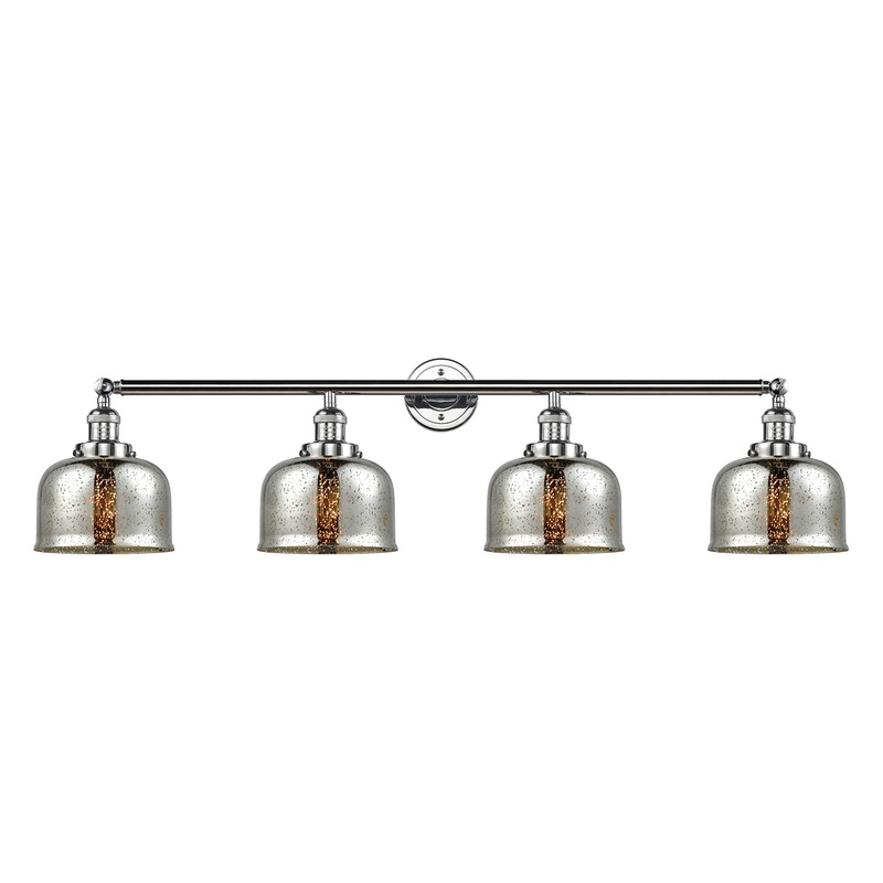 Innovations Lighting Large Bell 4 Light Bath Vanity Light Part Of The Franklin Restoration Collection 215-PC-G78-LED