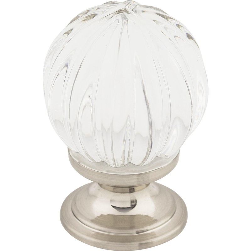 Clear Melon Crystal Knob