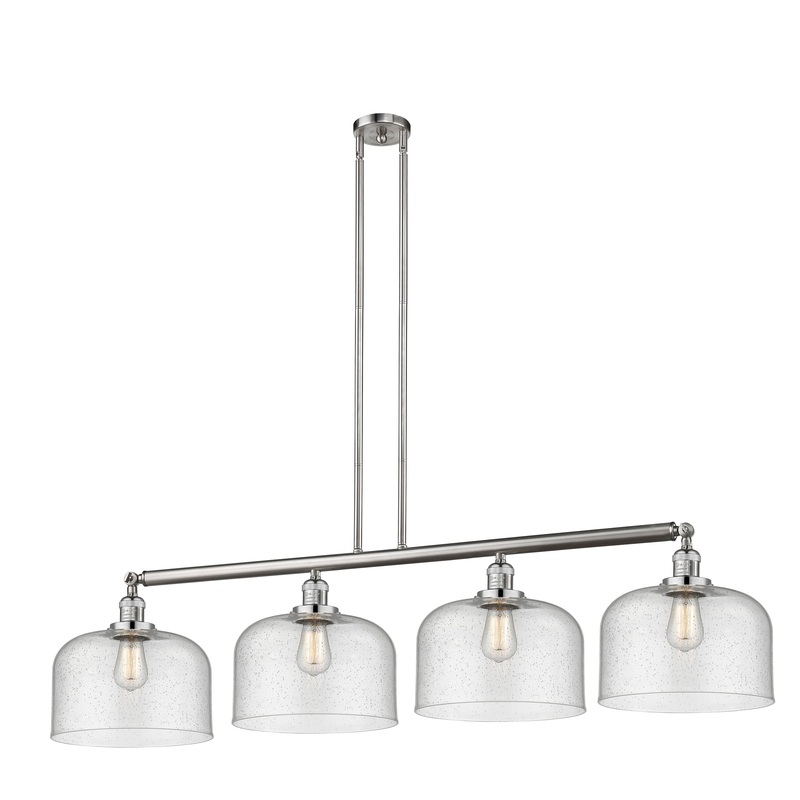 Innovations Lighting X-Large Bell 4 Light Island Light Part Of The Franklin Restoration Collection 214-SN-G74-L-LED