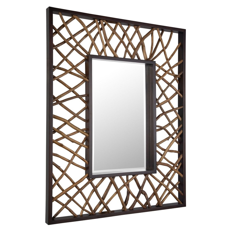 Teak Maze Teak Rectangle Mirror