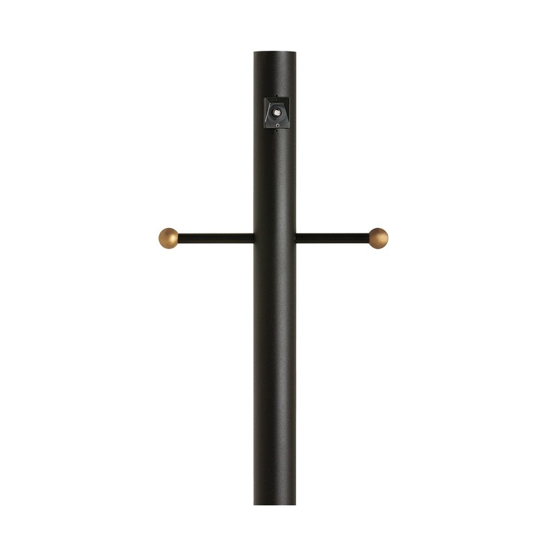 Aluminum Post with Photocell and Ladder Rest