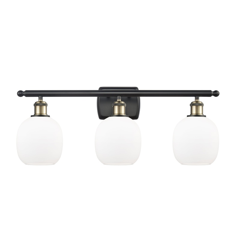 Innovations Lighting Belfast 3 Light Bath Vanity Light Part Of The Ballston Collection 516-3W-BAB-G101-LED