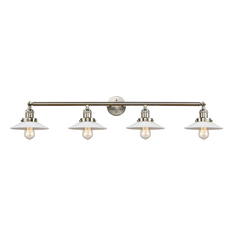 Innovations Lighting Halophane 4 Light Bath Vanity Light Part Of The Franklin Restoration Collection 215-SN-G1-LED