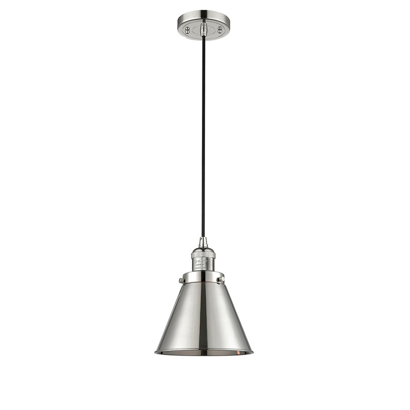 Innovations Lighting Appalachian 1 Light Mini Pendant Part Of The Franklin Restoration Collection 201C-PN-M13-PN-LED