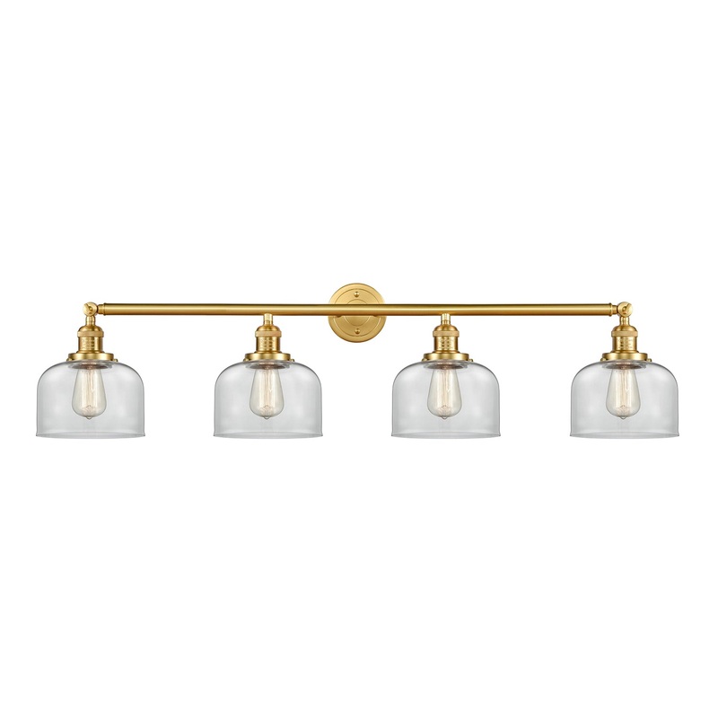 Innovations Lighting Large Bell 4 Light Bath Vanity Light Part Of The Franklin Restoration Collection 215-SG-G72-LED