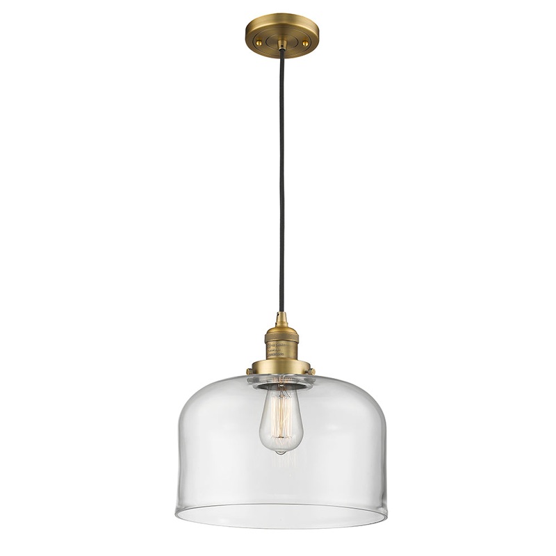 Innovations Lighting X-Large Bell 1 Light Mini Pendant Part Of The Franklin Restoration Collection 201C-BB-G72-L-LED