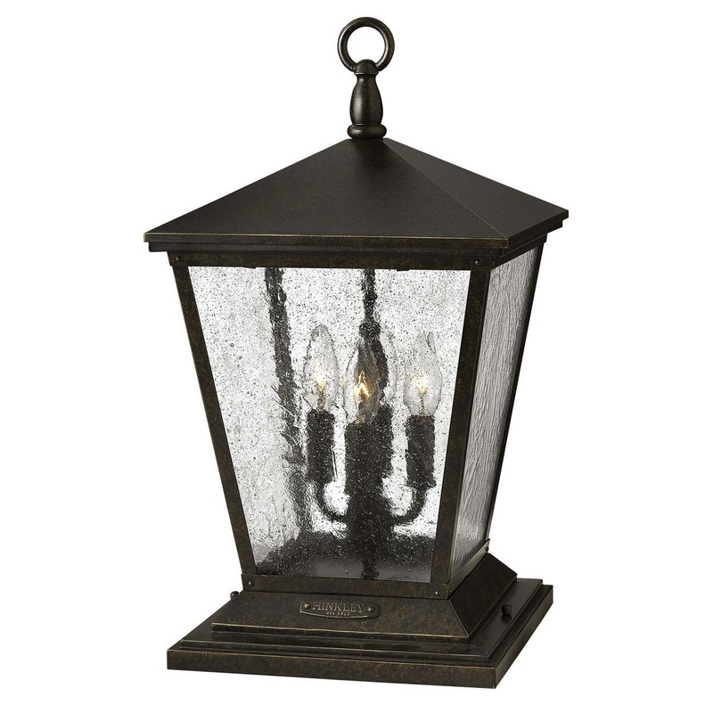 Trellis 12V Outdoor Pier Mount Lantern