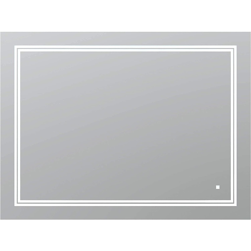 Aquadom Soho LED Bathroom Vanity Acrylight Technology Fog Free Touch Button Dimmable Wall Mounted Make Up and Shaving Bedroom Mirror IP54 Moisture Resistant S-4030