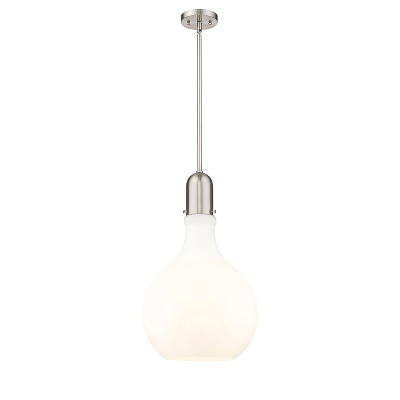 Innovations Lighting Amherst 1 Light 13.75″ Pendant 492-1S-SN-G581-14