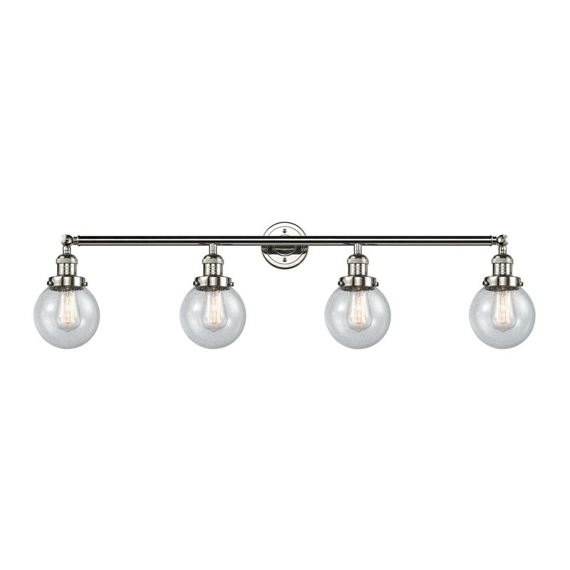 Innovations Lighting Beacon 4 Light 42″ Bath Vanity Light 215-PN-G204-6-LED