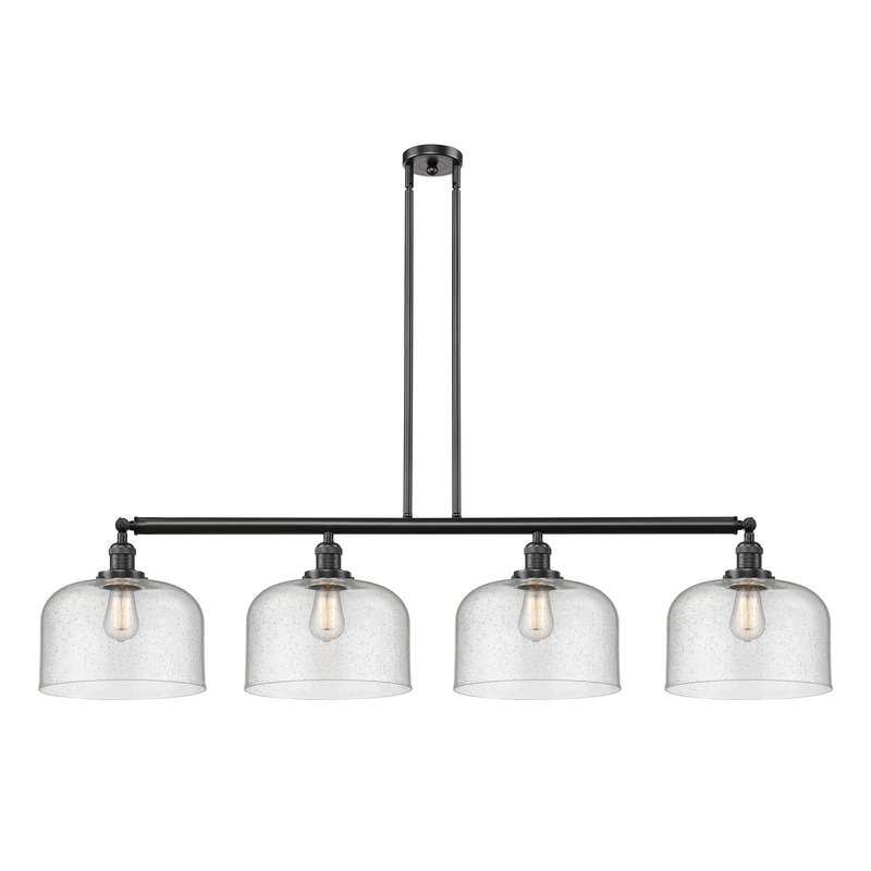 Innovations Lighting X-Large Bell 4 Light Island Light Part Of The Franklin Restoration Collection 214-OB-G74-L-LED