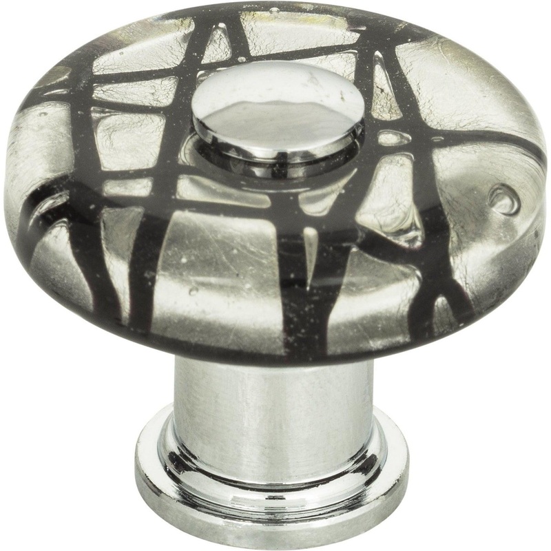 Eclipse Glass Round Knob