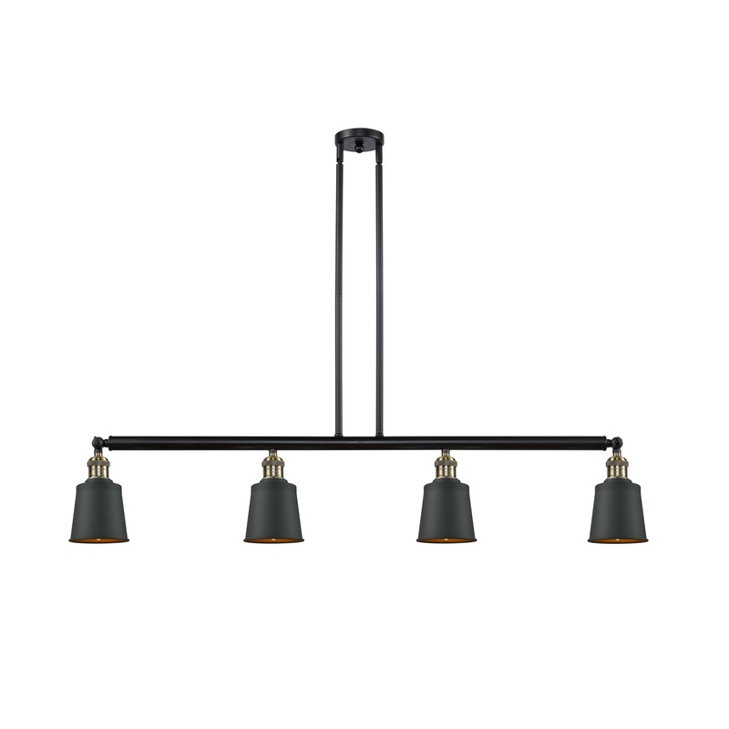 Innovations Lighting Addison 4 Light Island Light Part Of The Franklin Restoration Collection 214-BAB-M9-BK