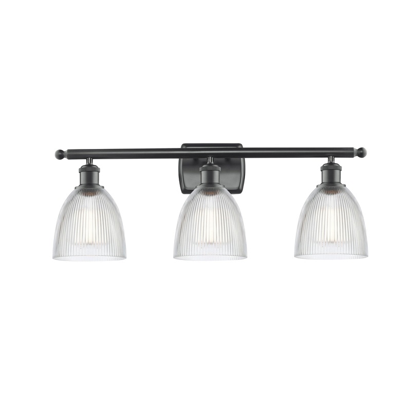 Innovations Lighting Castile 3 Light Bath Vanity Light Part Of The Ballston Collection 516-3W-BK-G382