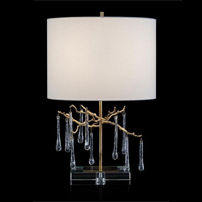 Branched Crystal Table Lamp