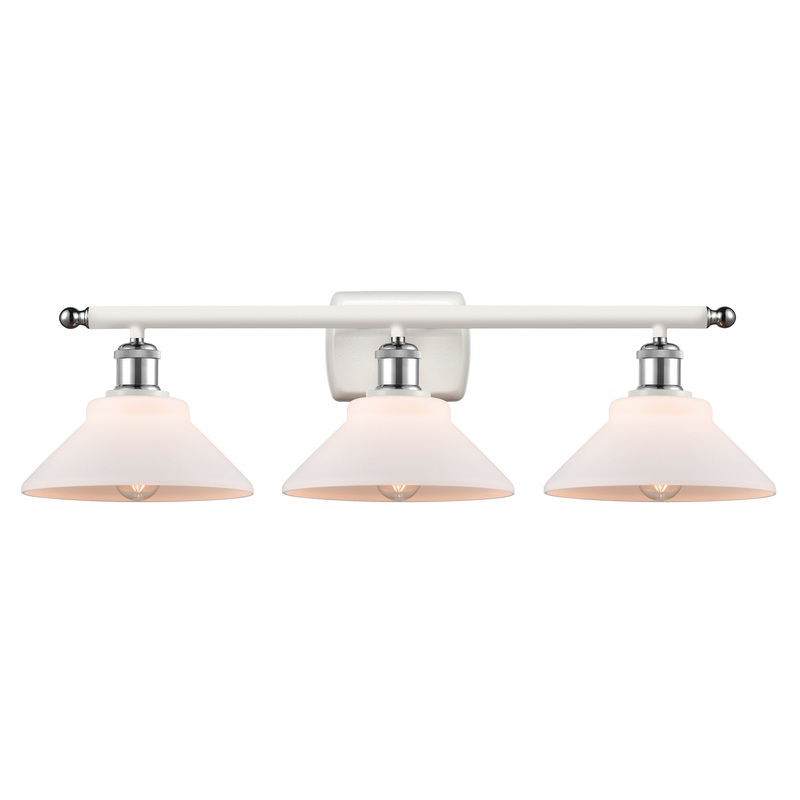 Innovations Lighting Orwell 3 Light Bath Vanity Light Part Of The Ballston Collection 516-3W-WPC-G131-LED