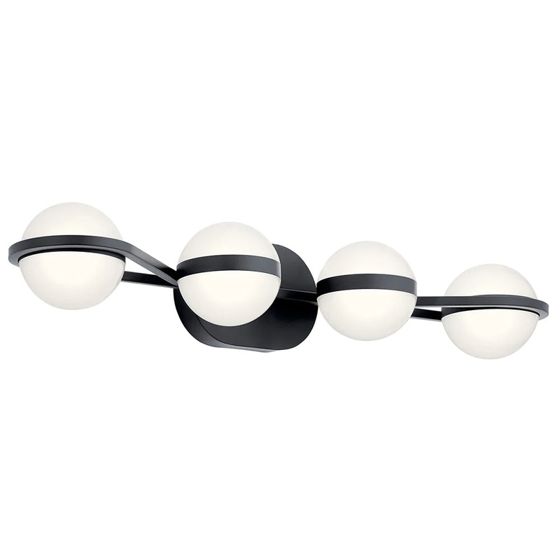 Kichler Brettin LED 3000K 30″ Vanity Light Matte Black 85093MBK