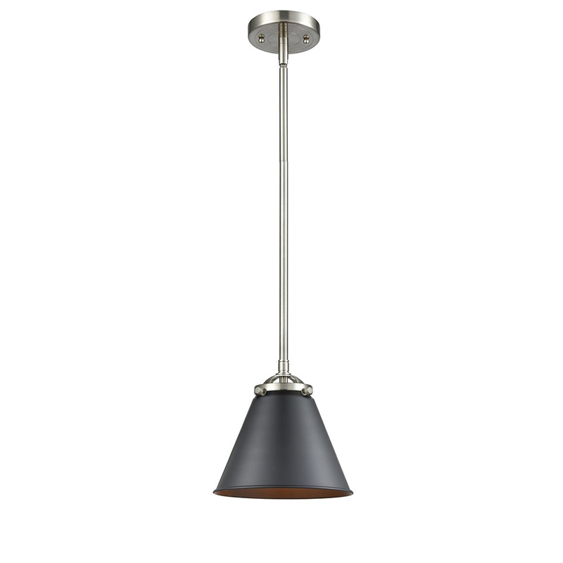 Innovations Lighting Appalachian 1 Light Mini Pendant Part Of The Nouveau Collection 284-1S-SN-M13-BK
