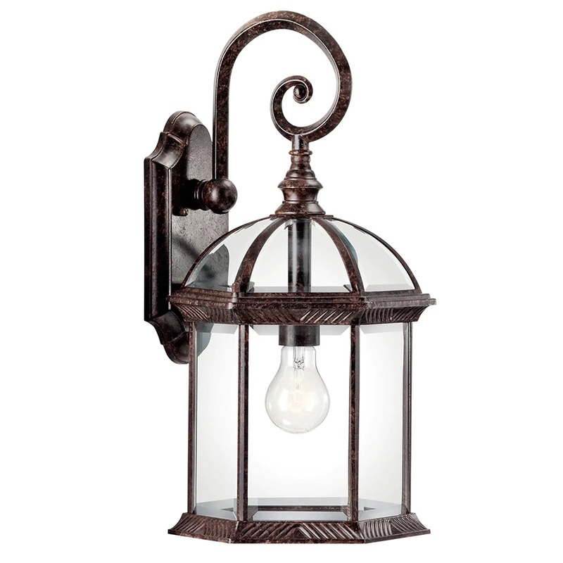 Kichler Barrie 18.75″ 1 Light Wall Light with LED Bulb Tannery Bronze 49186TZL18