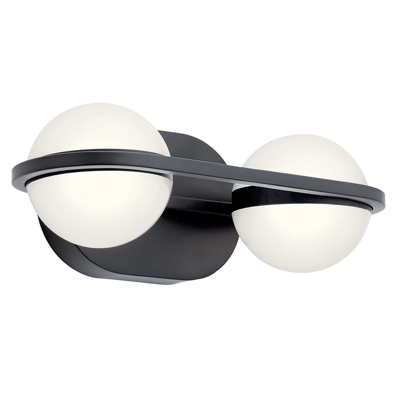 Kichler Brettin LED 3000K 14″ Vanity Light Matte Black 85091MBK