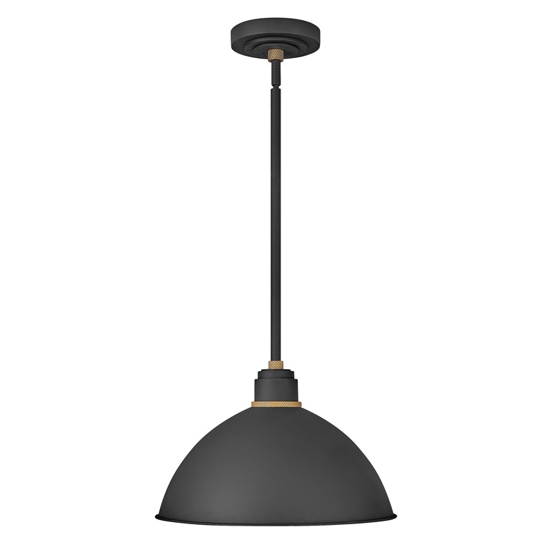 Foundry Outdoor Dome Shade Convertible Pendant