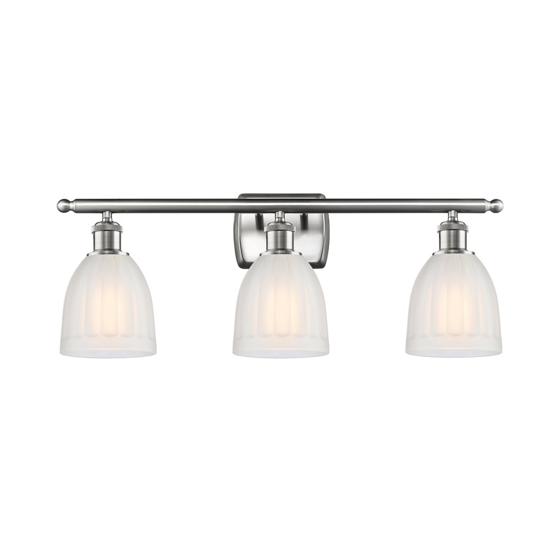Innovations Lighting Brookfield 3 Light Bath Vanity Light Part Of The Ballston Collection 516-3W-SN-G441