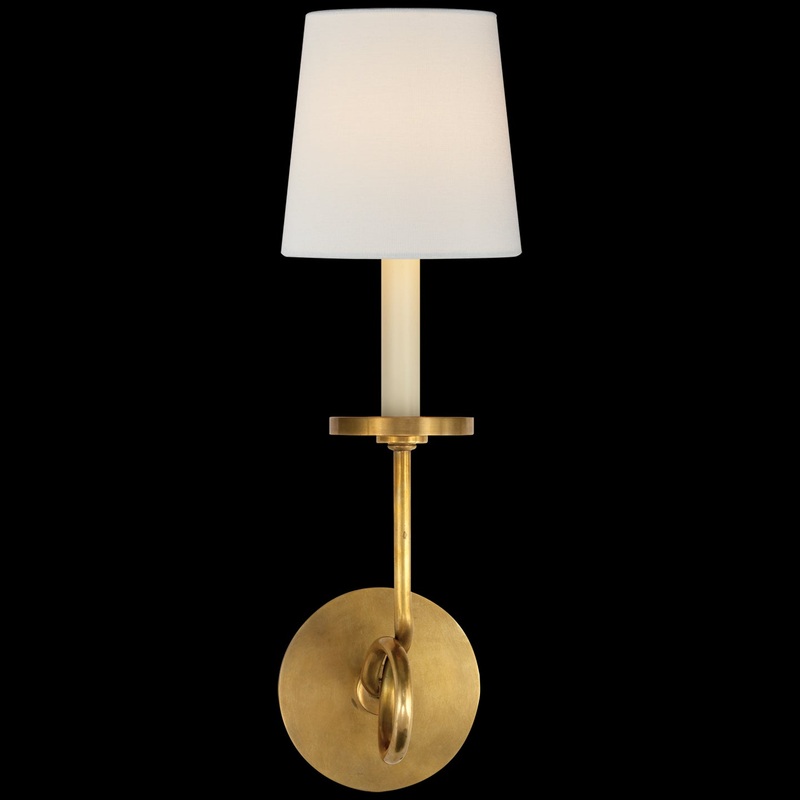 Symmetric Twist Wall Sconce