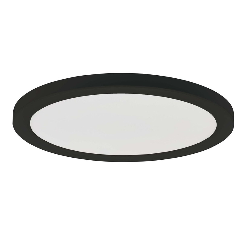 Abra Lighting 12″ Slim Disc Flush Mount with High Output Dimmable LED 30022FM-BL