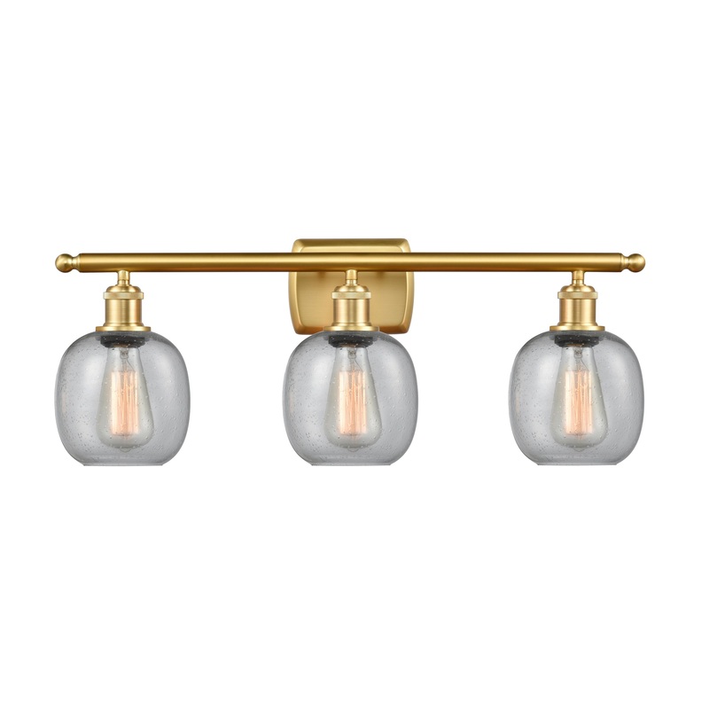 Innovations Lighting Belfast 3 Light Bath Vanity Light Part Of The Ballston Collection 516-3W-SG-G104-LED