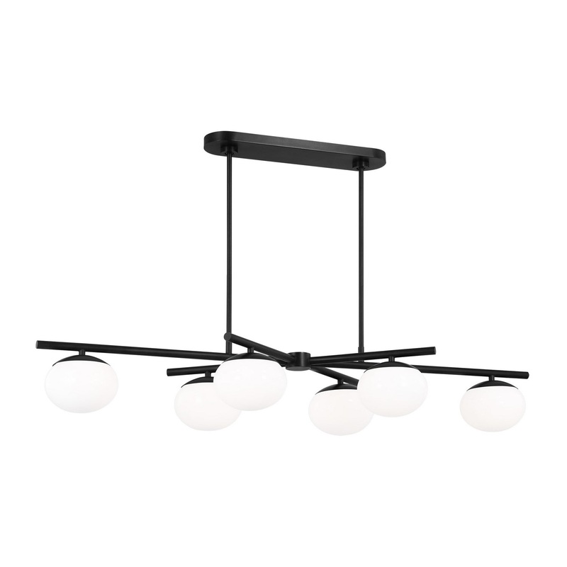 Lune Offset Linear Chandelier