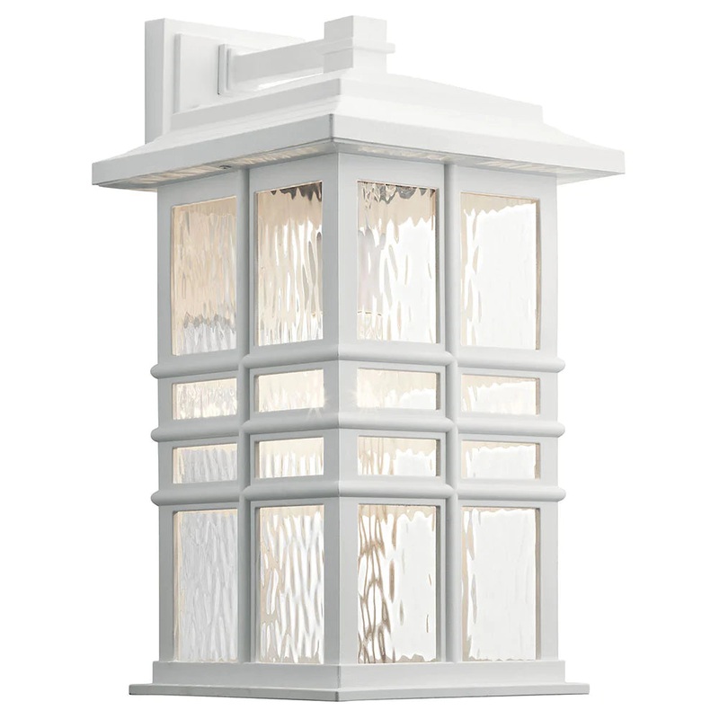Kichler Beacon Square 17″ 1 Light Wall Light White 49831WH