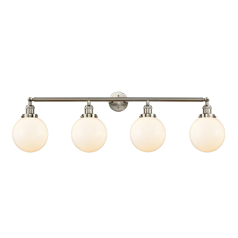 Innovations Lighting Beacon 4 Light 44″ Bath Vanity Light 215-SN-G201-8-LED
