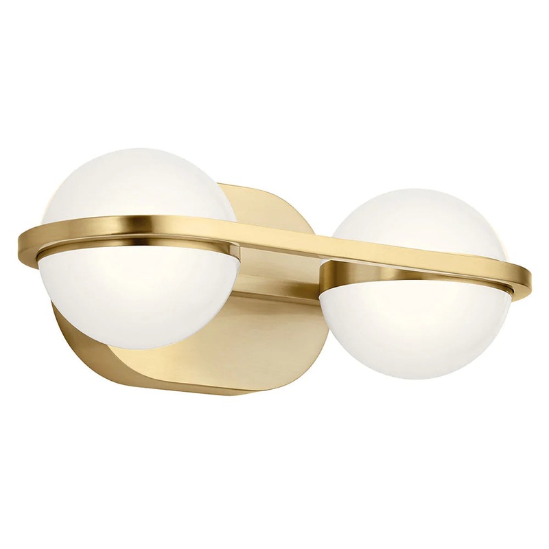 Kichler Brettin LED 3000K 14″ Vanity Light Champagne Gold 85091CG