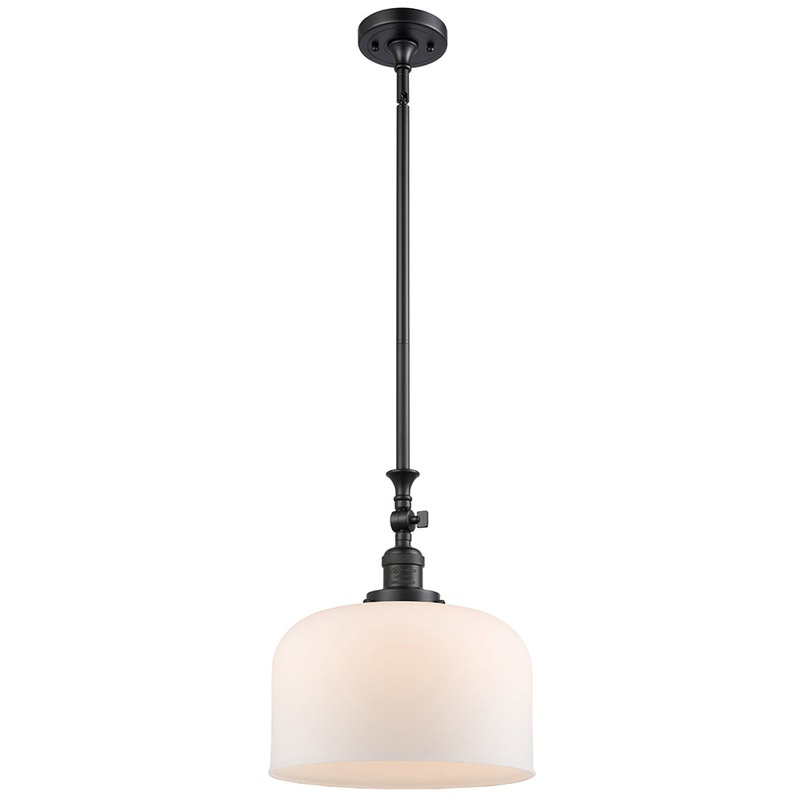 Innovations Lighting X-Large Bell 1 Light Mini Pendant Part Of The Franklin Restoration Collection 206-BK-G71-L-LED