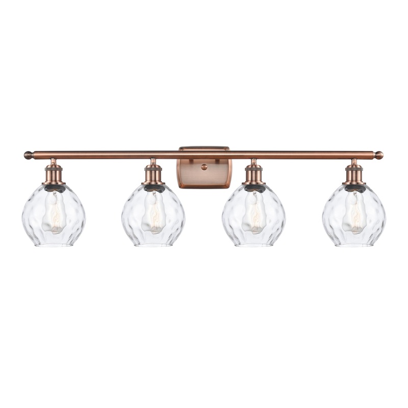 Innovations Lighting Small Waverly 4 Light Bath Vanity Light Part Of The Ballston Collection 516-4W-AC-G362