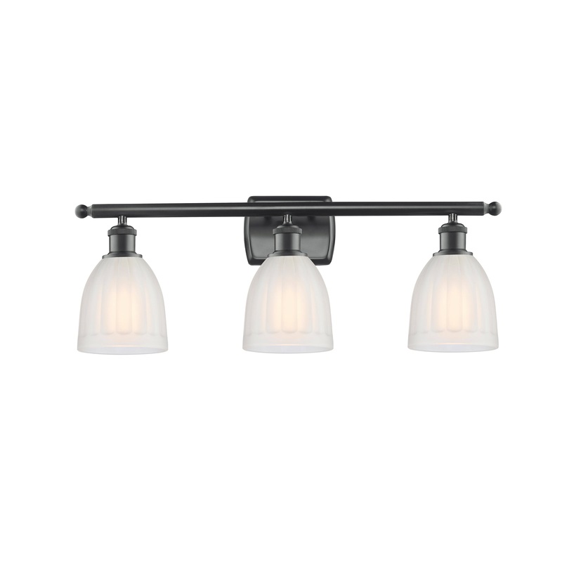 Innovations Lighting Brookfield 3 Light Bath Vanity Light Part Of The Ballston Collection 516-3W-BK-G441-LED