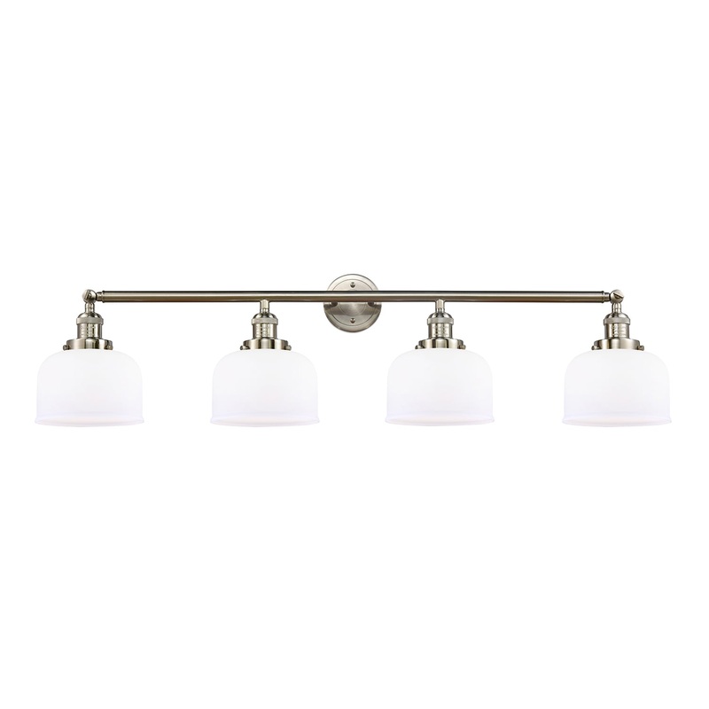 Innovations Lighting Large Bell 4 Light Bath Vanity Light Part Of The Franklin Restoration Collection 215-SN-G71-LED