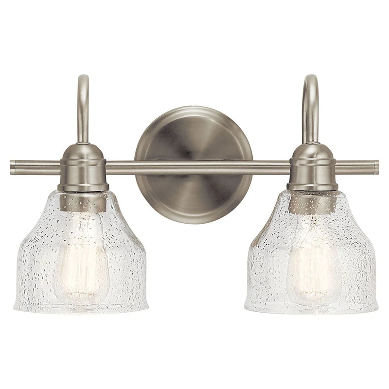 Kichler Avery 2 Light Vanity Light Brushed Nickel 45972NI