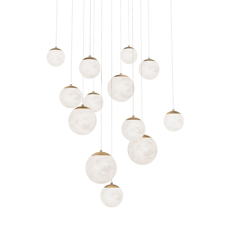 Pisces Color Select Square Multi Light Pendant