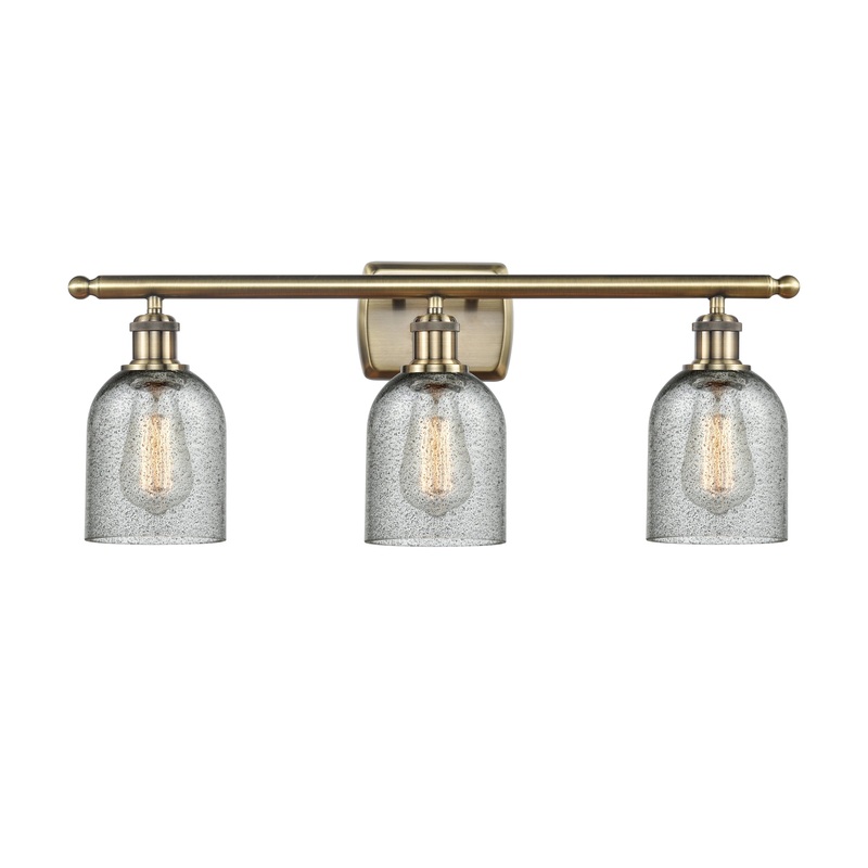 Innovations Lighting Caledonia 3 Light Bath Vanity Light Part Of The Ballston Collection 516-3W-AB-G257-LED