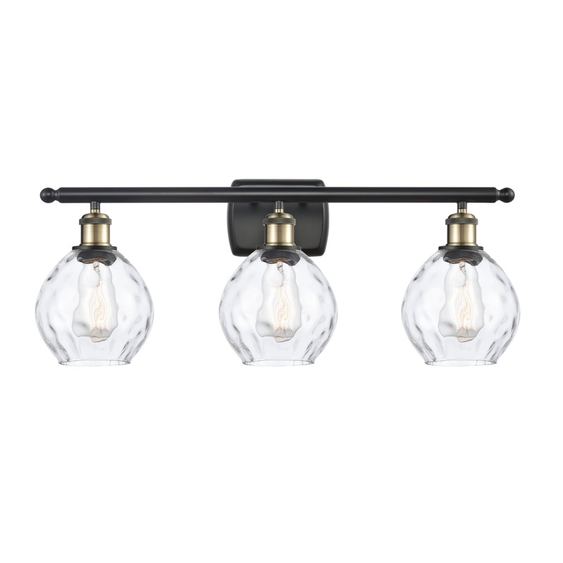 Innovations Lighting Small Waverly 3 Light Bath Vanity Light Part Of The Ballston Collection 516-3W-BAB-G362-LED