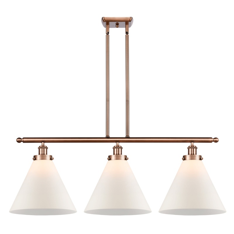 Innovations Lighting X-Large Cone 3 Light Island Light Part Of The Ballston Collection 916-3I-AC-G41-L
