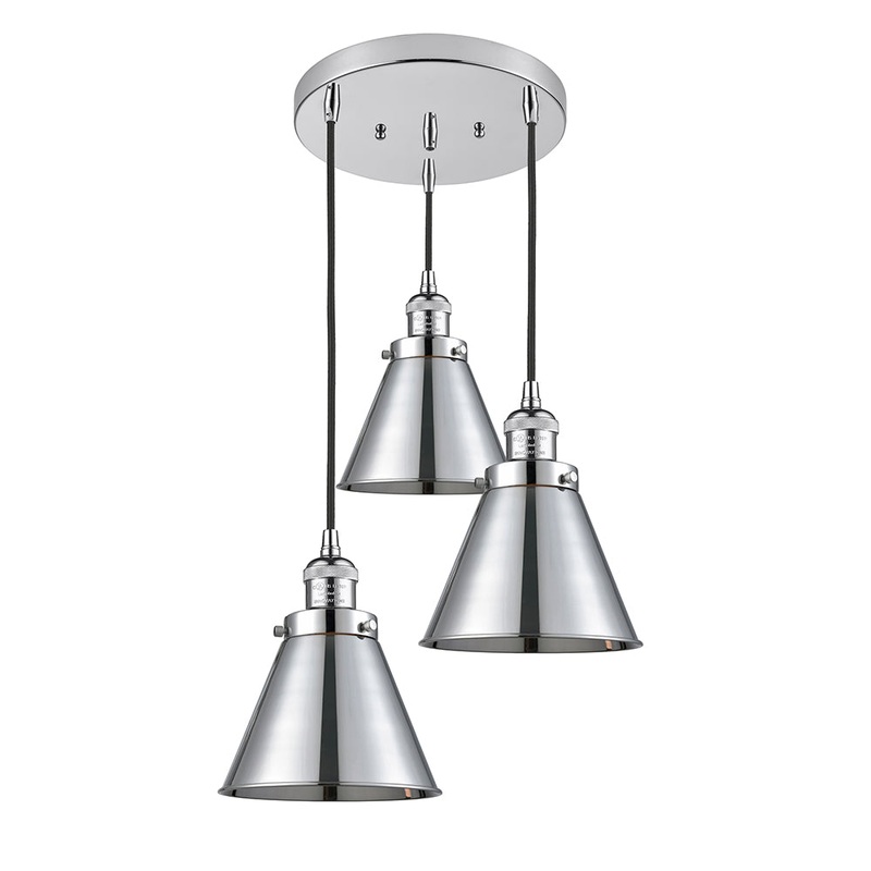 Innovations Lighting Appalachian 3 Light Multi-Pendant Part Of The Franklin Restoration Collection 211/3-PC-M13-PC