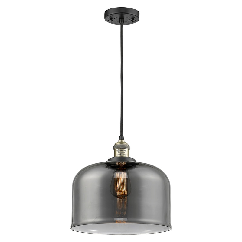 Innovations Lighting X-Large Bell 1 Light Mini Pendant Part Of The Franklin Restoration Collection 201C-BAB-G73-L-LED