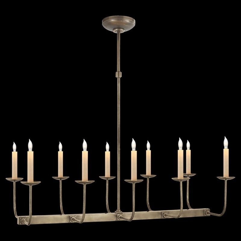 Linear Branched Chandelier