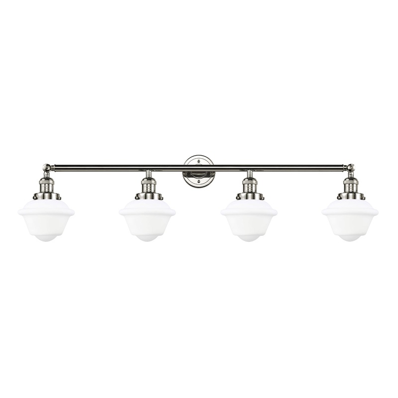 Innovations Lighting Small Oxford 4 Light Bath Vanity Light Part Of The Franklin Restoration Collection 215-PN-G531-LED
